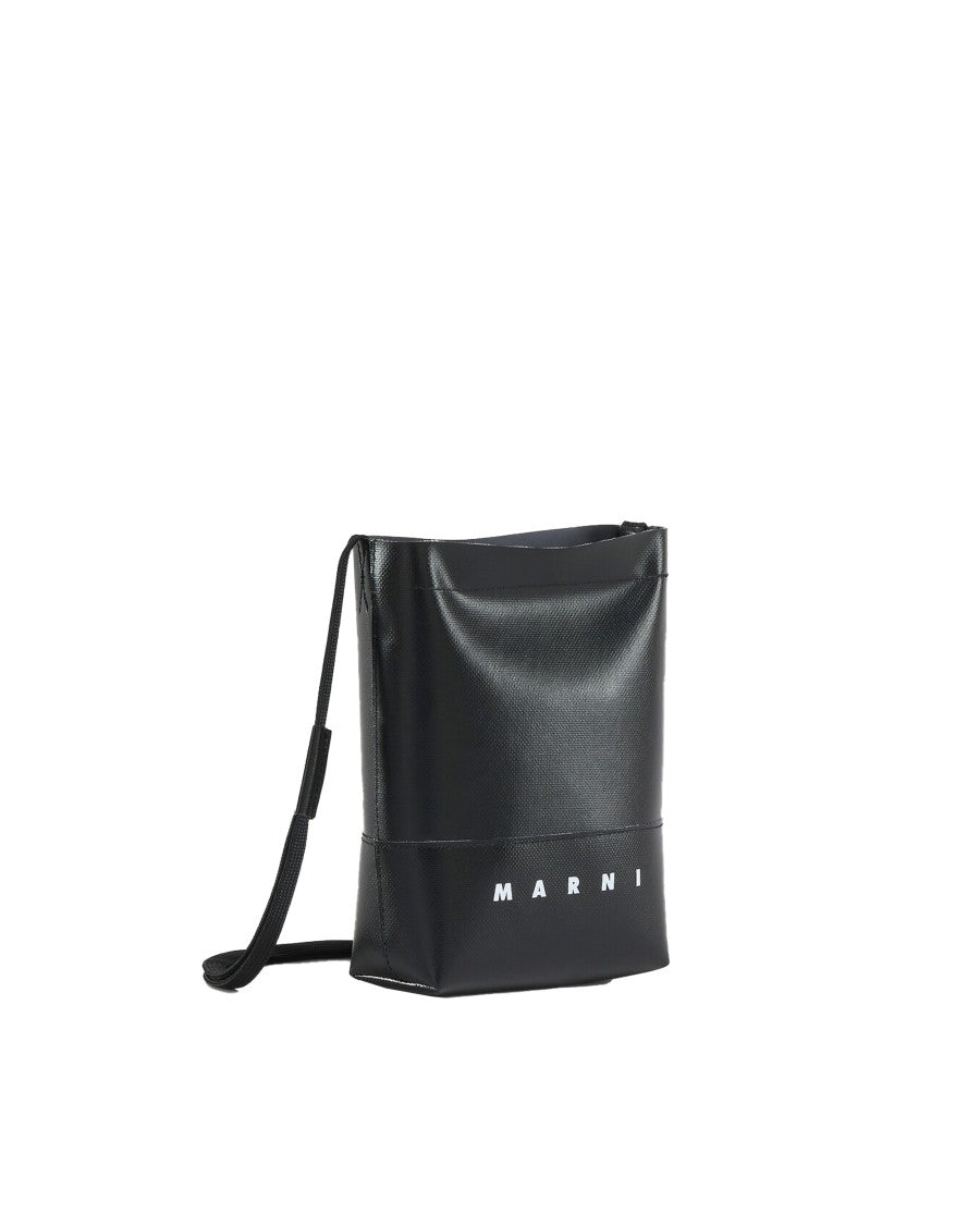 Marni Black Shoulder Bag With Logo
