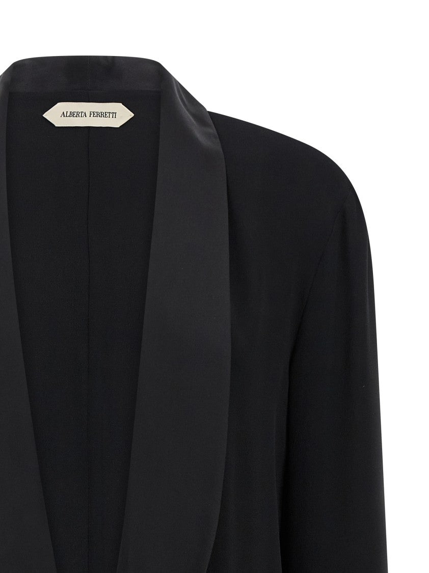 Alberta Ferretti Georgette Blazer
