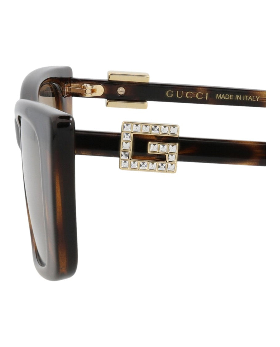 Gucci Cat Eye-Frame Injection Sunglasses