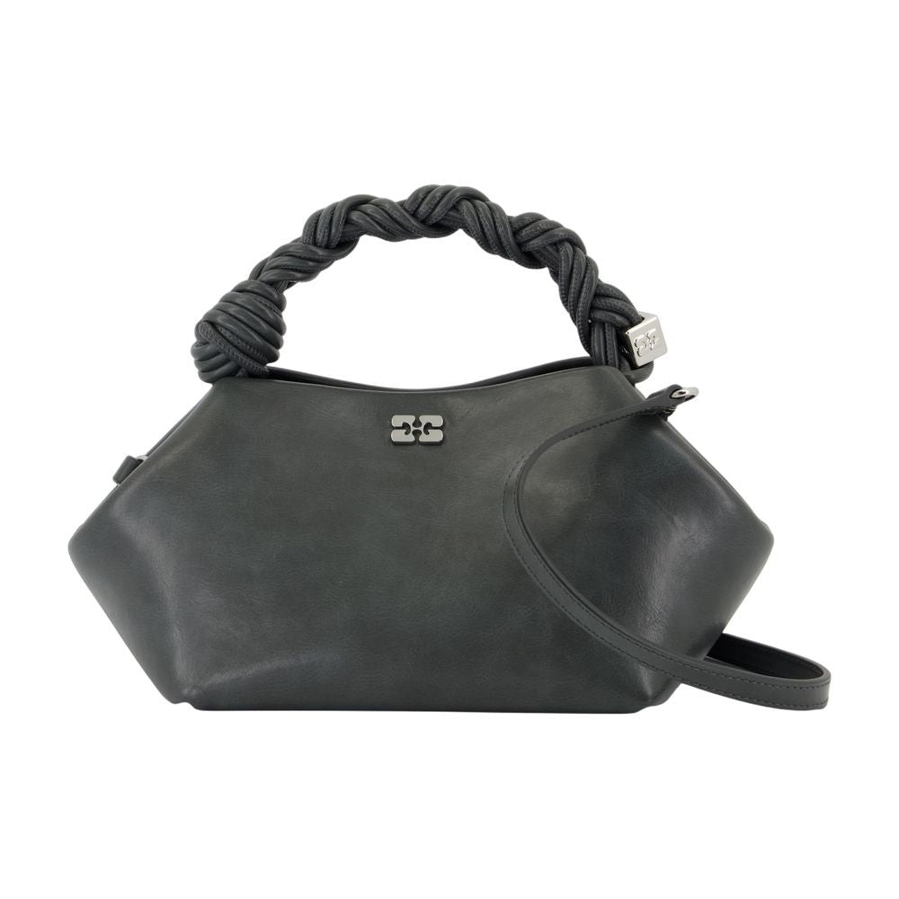 Ganni Bou Small Crossbody - Leather - Grey