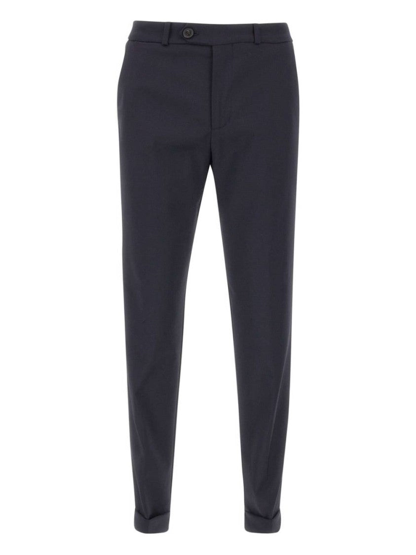Rrd Tailored Slim Fit Black Trousers