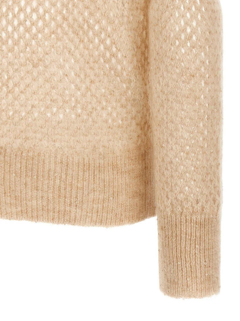 Brunello Cucinelli Rustic Dazzling Net' Sweater