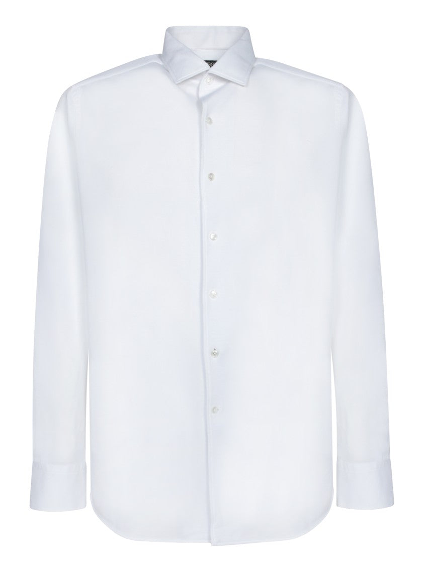 Zegna Cotton Piquet Shirt