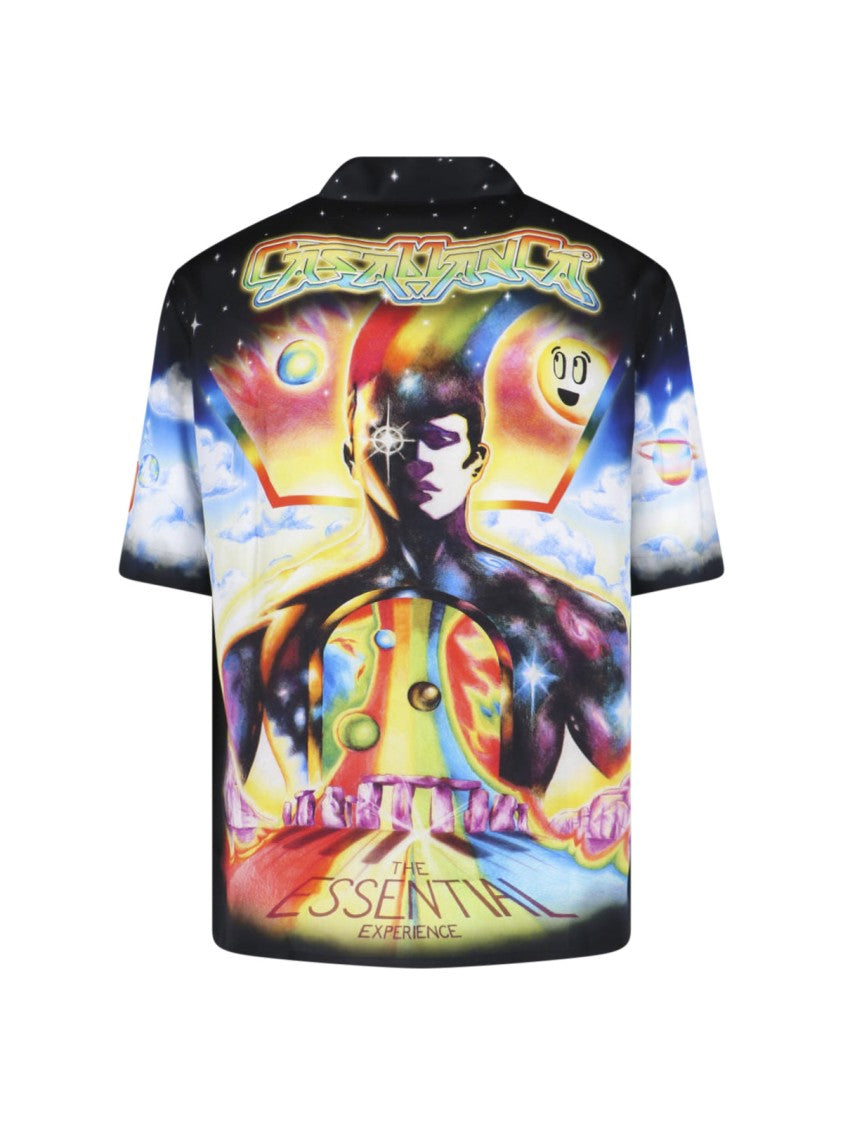 Casablanca Multicolor The Essential Experience Silk Shirt