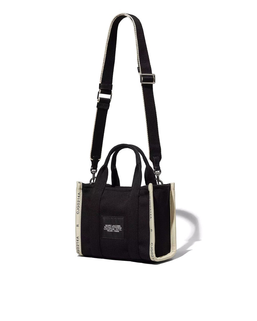 Marc Jacobs The Jacquard Small Black Tote Bag