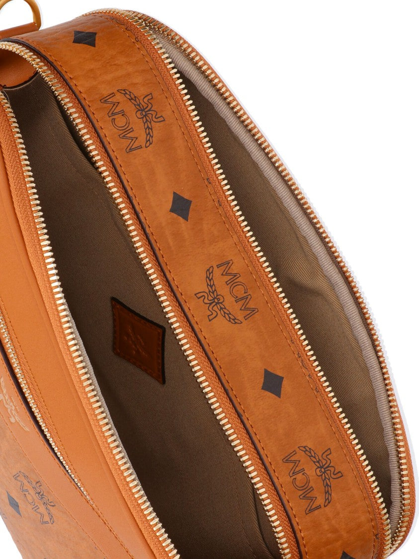 Mcm "Diamond" Shoulder Bag, In Brown "Visetos"