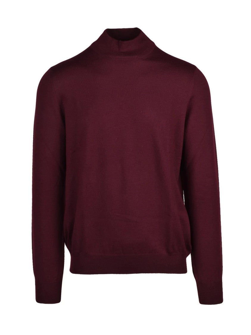 Gran Sasso Turtleneck Sweater In Fine-Knit Virgin Wool