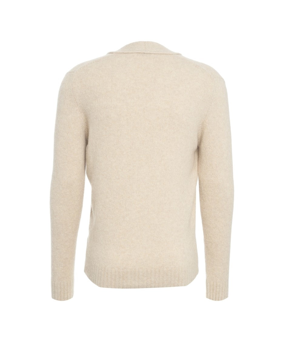 Kangra Cashmere Cardigan With Classic V-Neck And Refined Fit