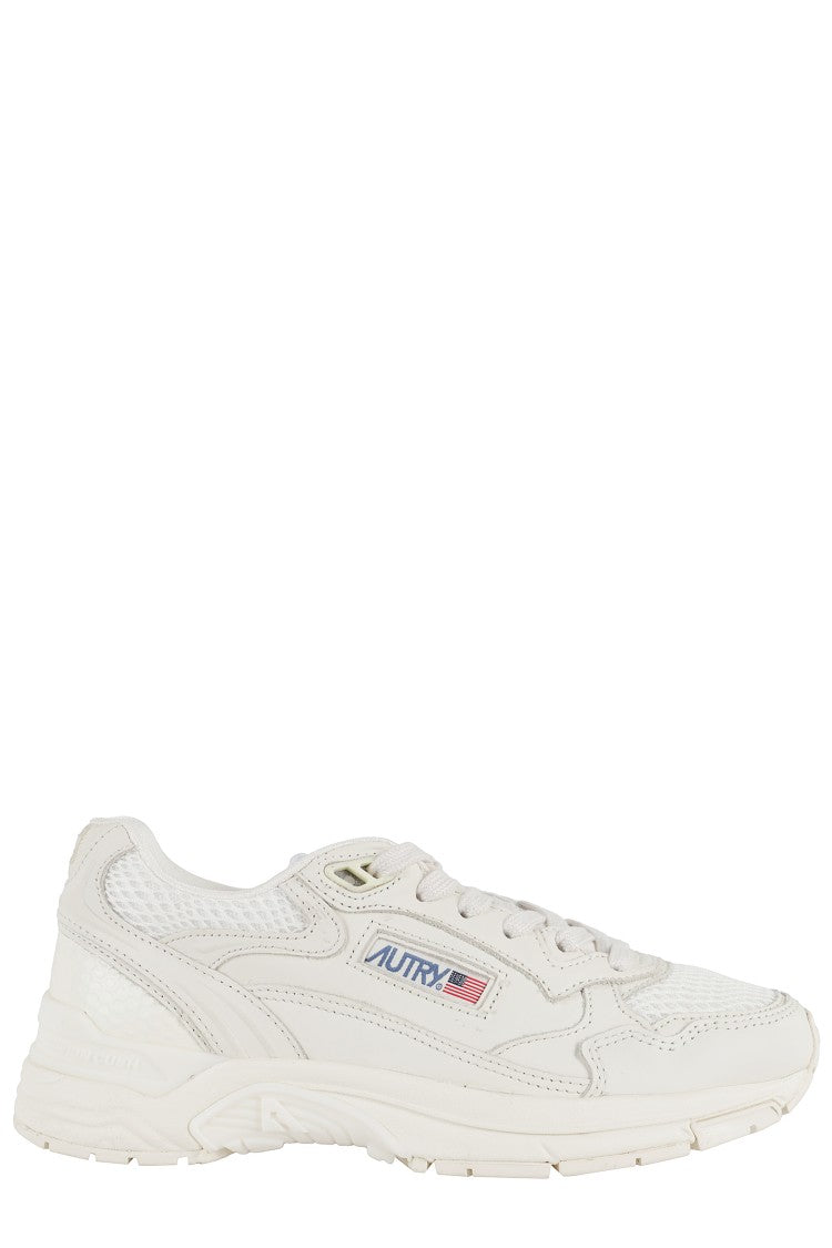 Autry Hyperway Sneakers With Leather-Mesh Upper