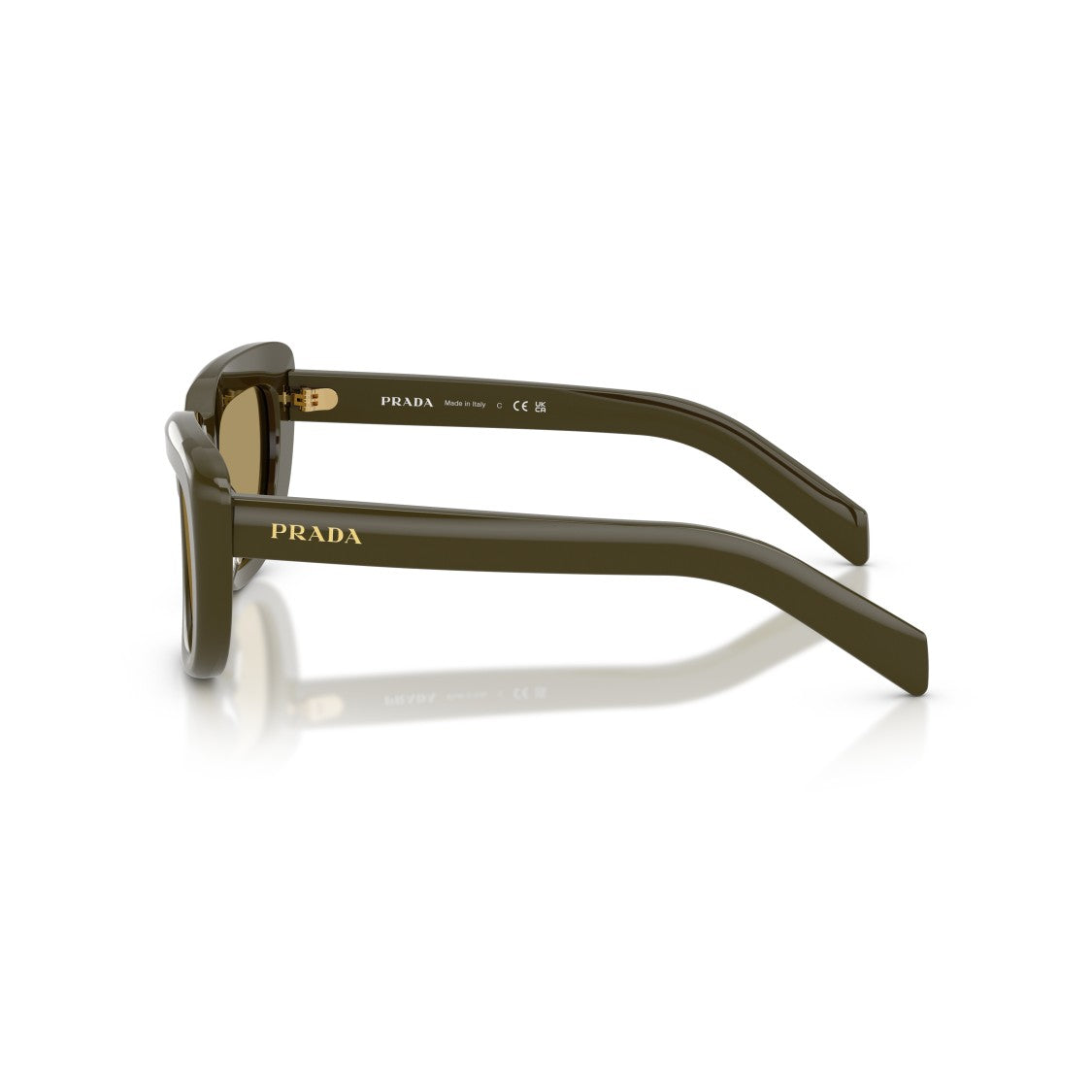 Prada 0Pr D07s Oversized Rectangular Acetate Sunglasses