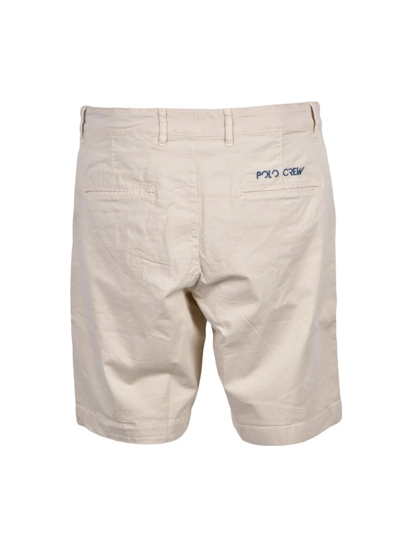 La Martina Beige Men Cotton Bermuda Shorts