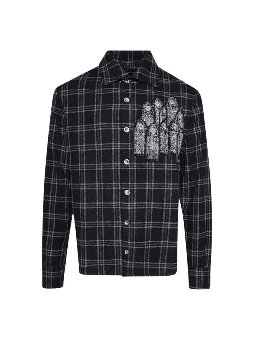 Who Decides War Heavy Duty Flannel Shirt Indigo