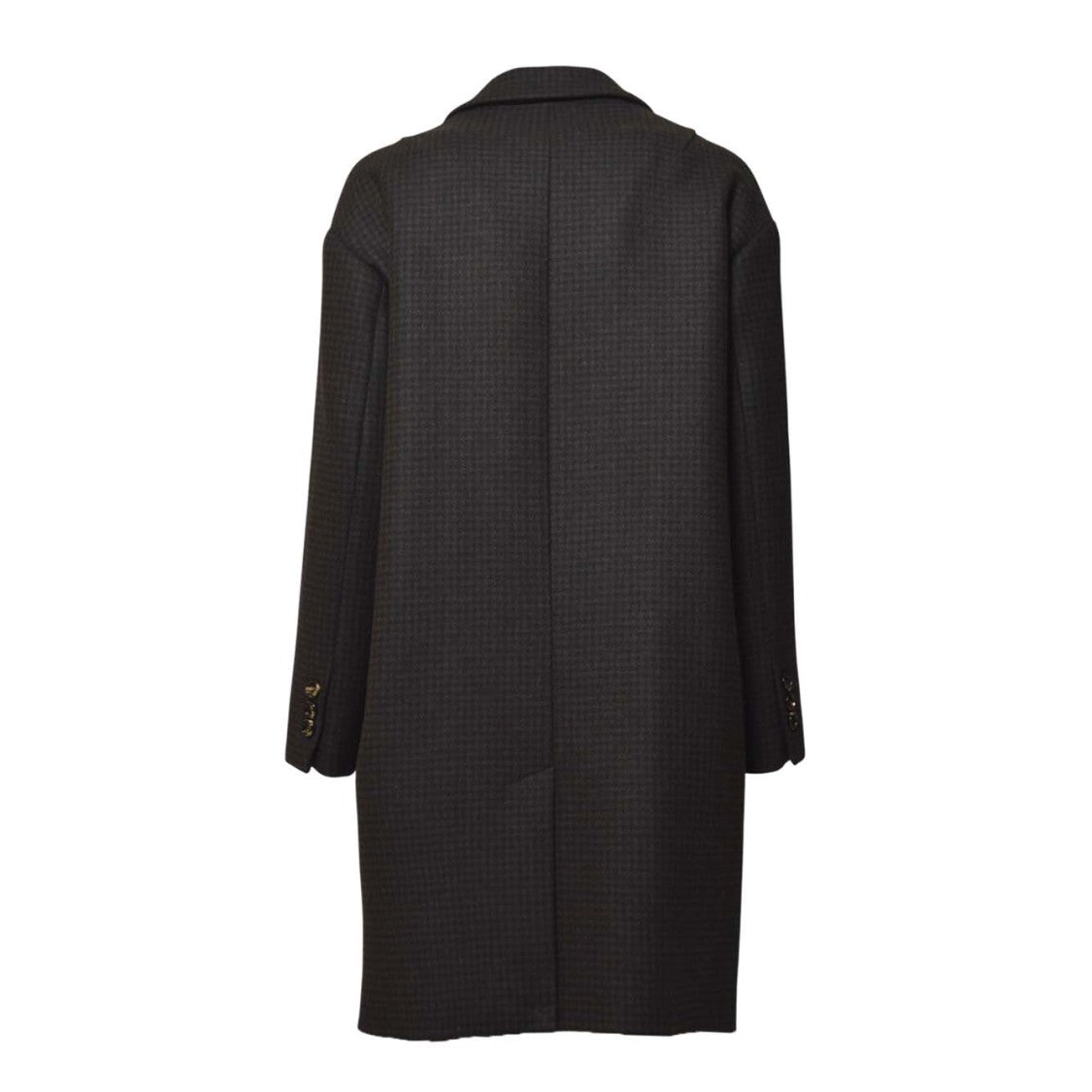 Merci Structured Brown Coat With Tailored Fit And Classic Silhouette