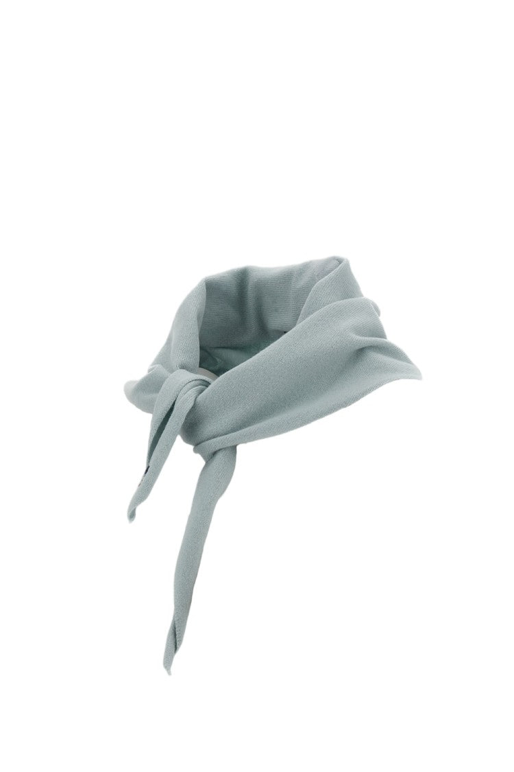 Extreme Cashmere Light Blue Bandana Cashmere-Blend Scarf