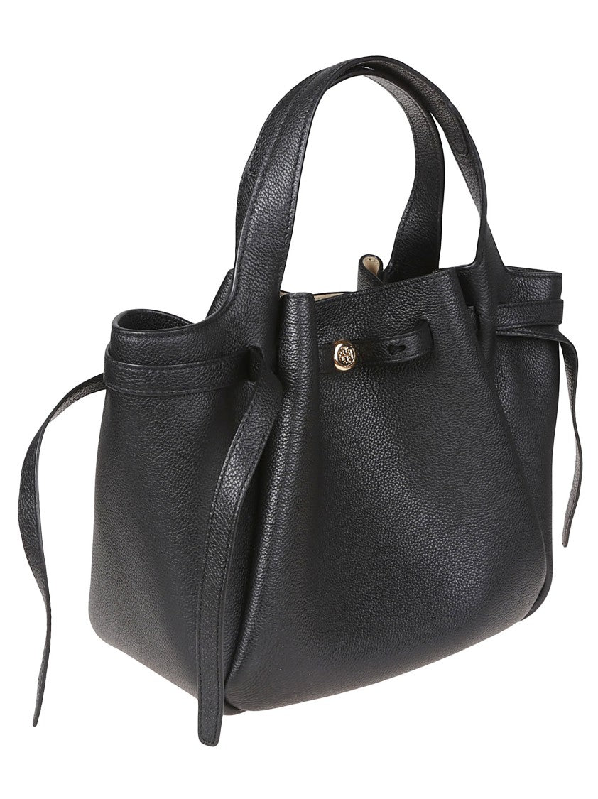 Tory Burch Small Romy Pebbled Leather Tote Bag
