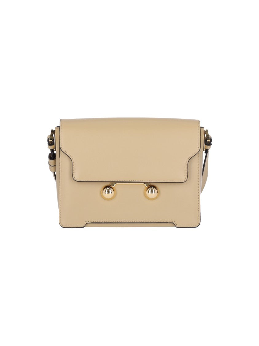 Marni "Trunkaroo" Medium Shoulder Bag – Beige