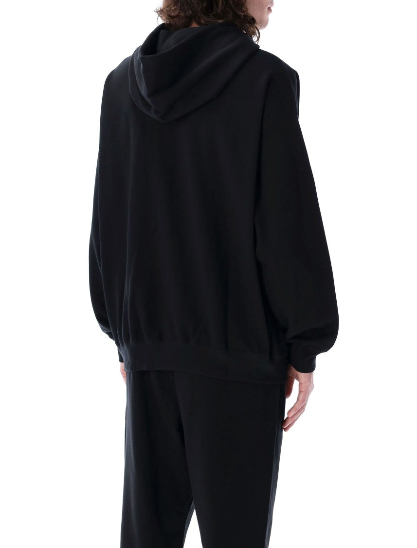 Y-3 Classic Black Hoodie With Drawstring