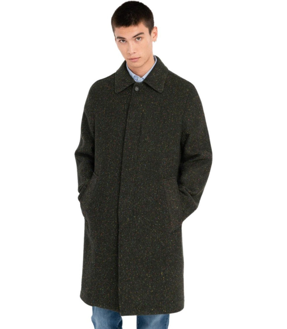 Manuel Ritz Melnge Green Coat