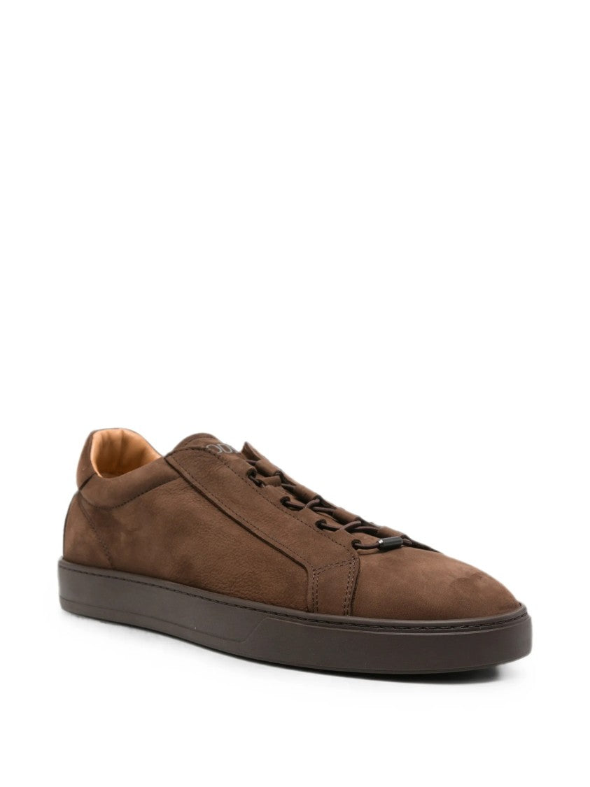 Tod's Sportivo Elastico Cassetta Nubuck Leather Sneakers