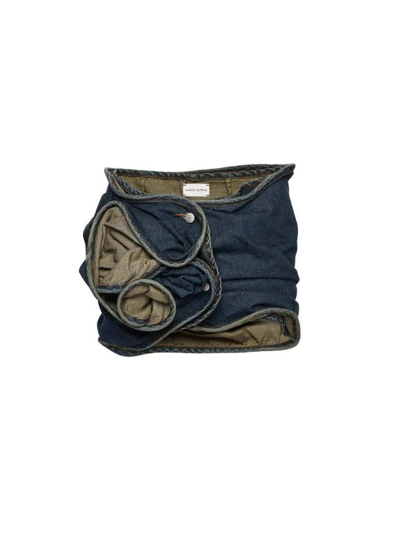 Magda Butrym Mini Skirt With 3D Floral Appliqué