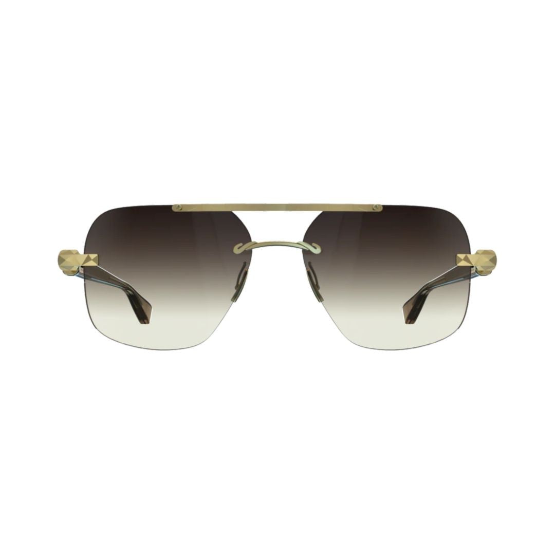 Pugnale P454 S Eyes Rimless Gradient Sunglasses With Gold-Toned Accents