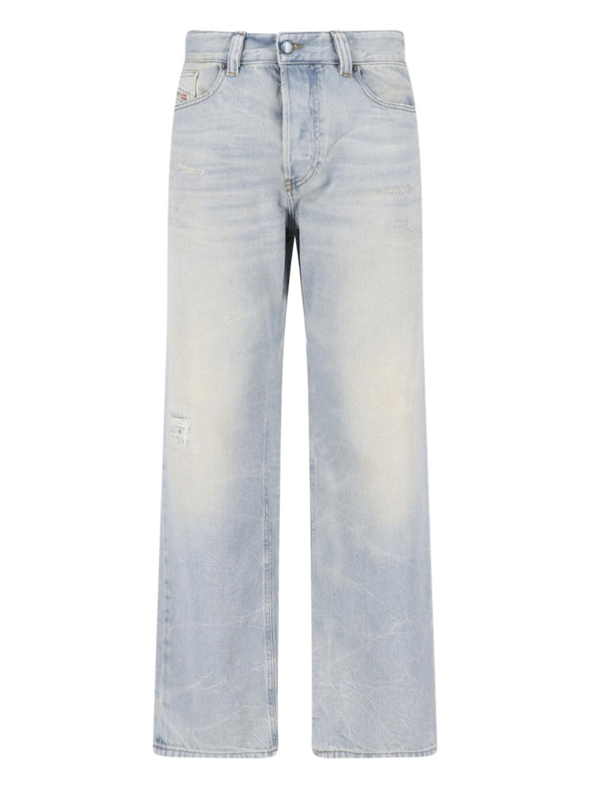 Diesel Light Blue 1988 D-Ark Straight Jeans