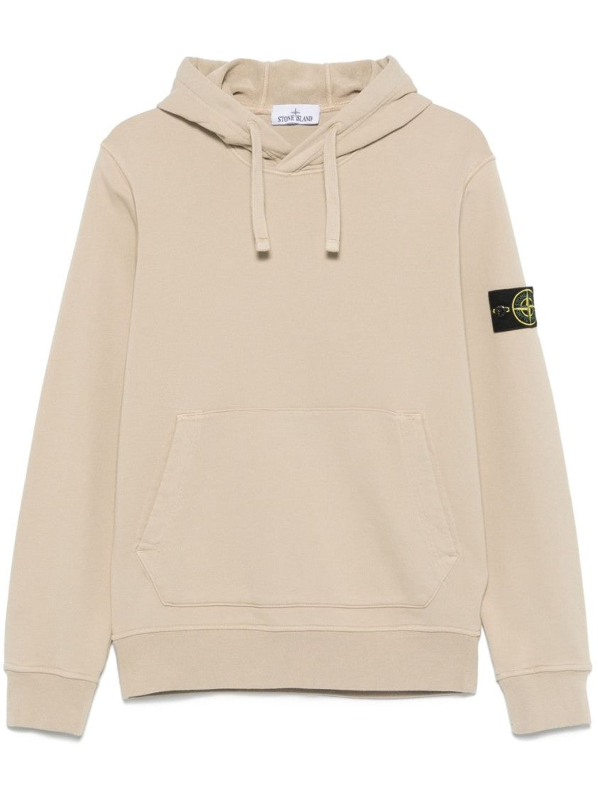 Stone Island Relaxed-Fit Organic Cotton Fleece Hoodie