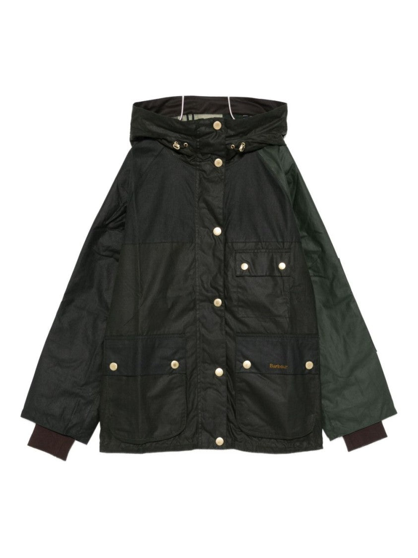 Barbour Green Casual Jacket With Button Closure