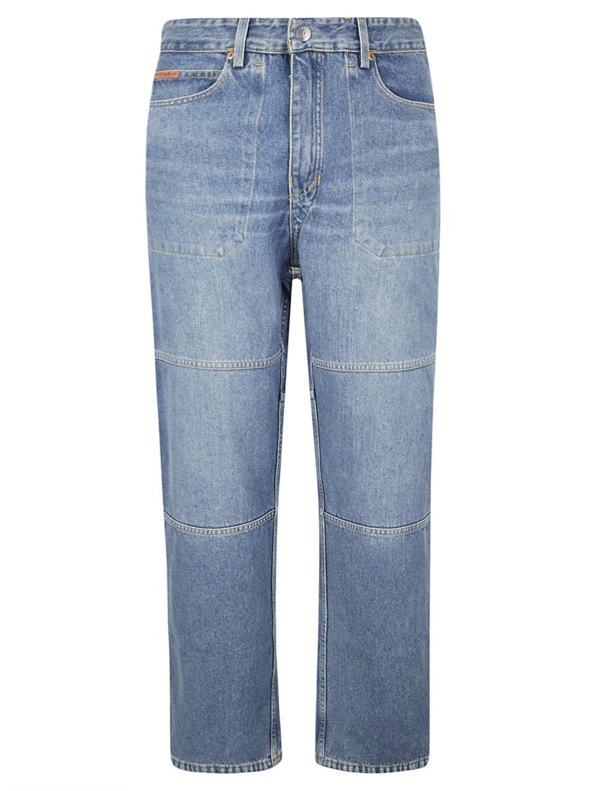 Martine Rose Straight Leg Jeans With Reversible Pockets
