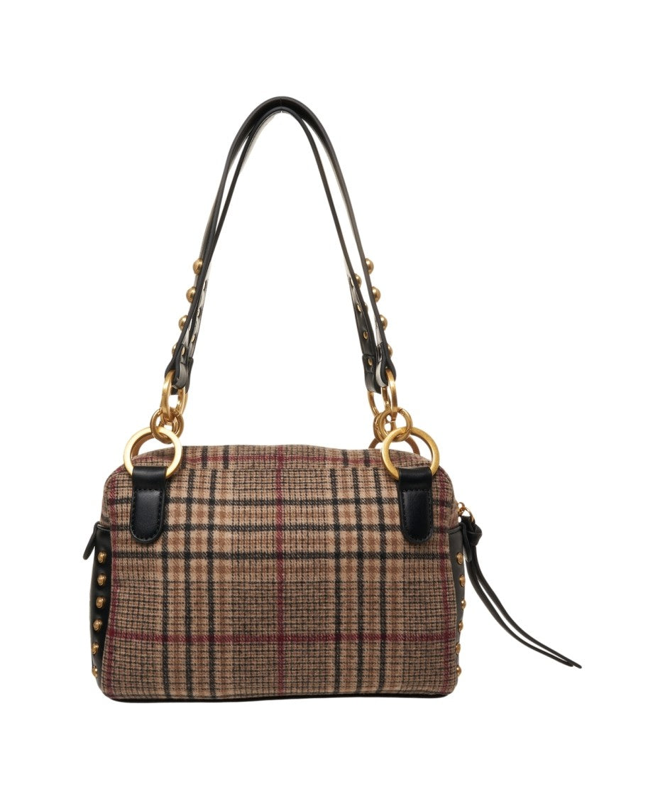 La Carrie Glencheck Shoulder Bag