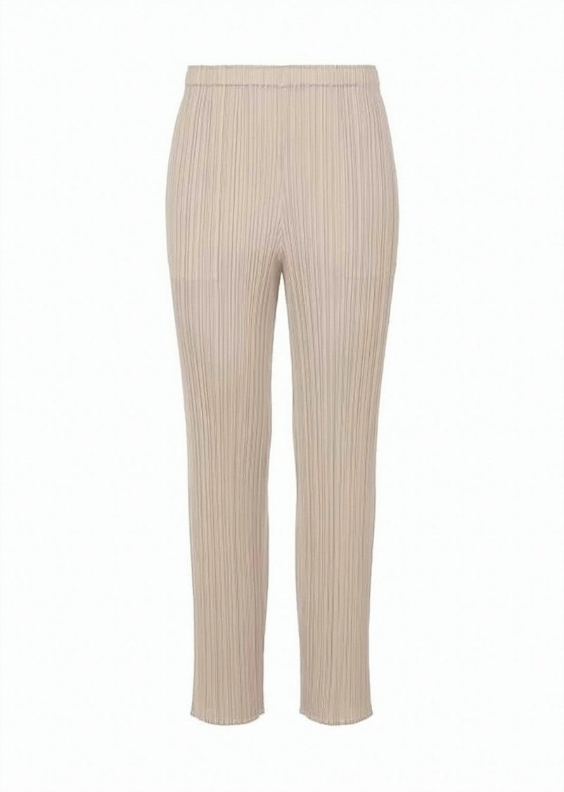 Pleats Please Pleated Texture Training Pants With Elastic Waistband