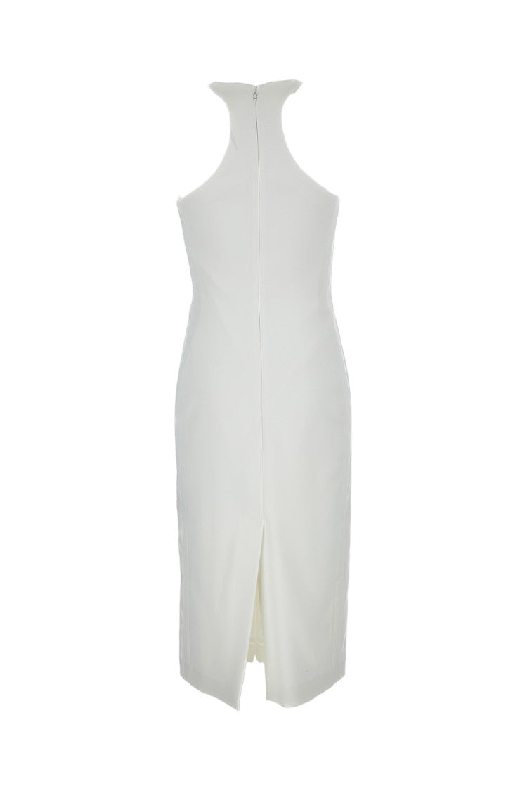Elisabetta Franchi Crewneck Sleeveless Long Dress