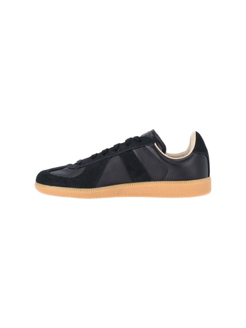 Adidas Black Leather Bw Army Sneakers