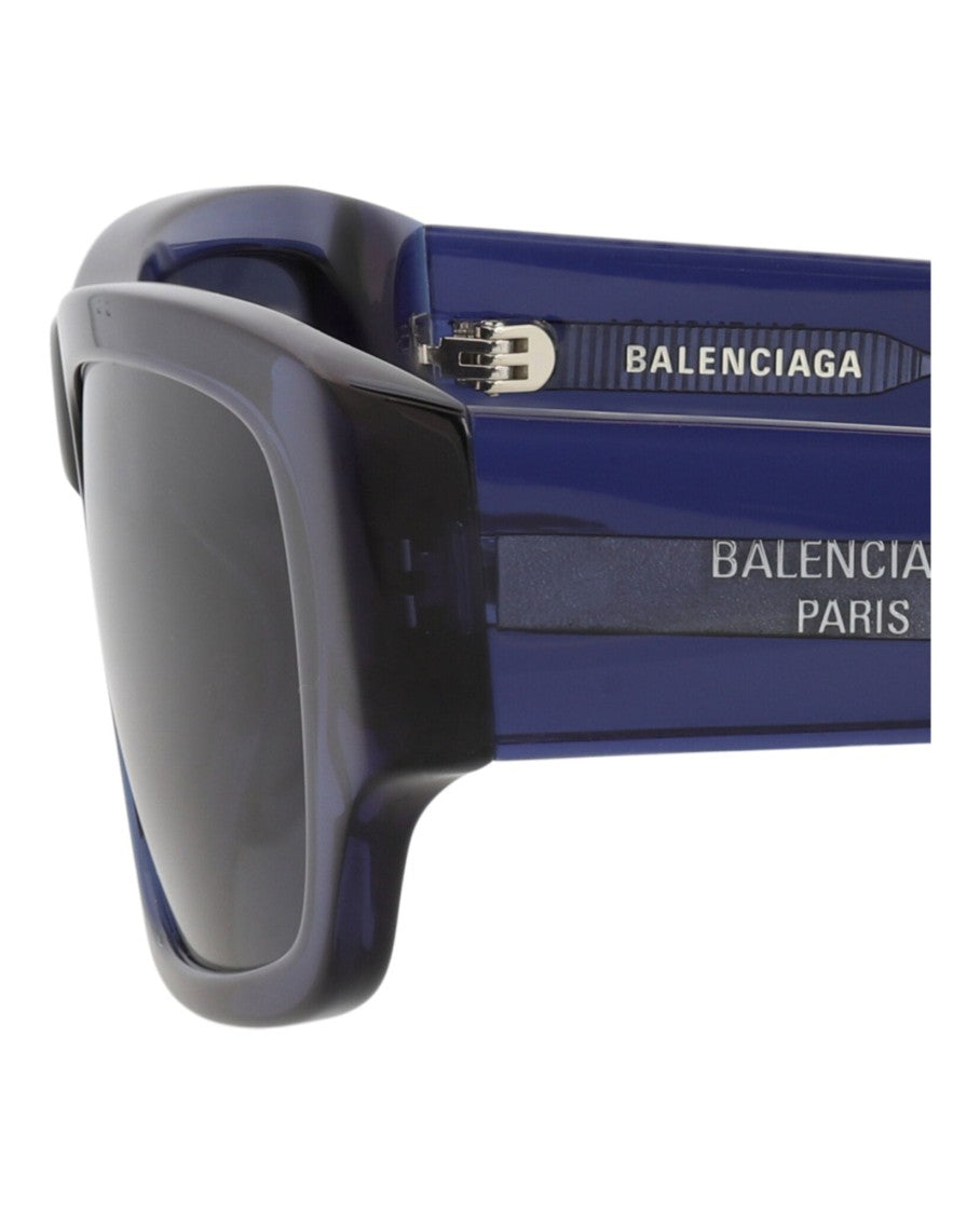 Balenciaga Square-Frame Recycled Acetate Sunglasses