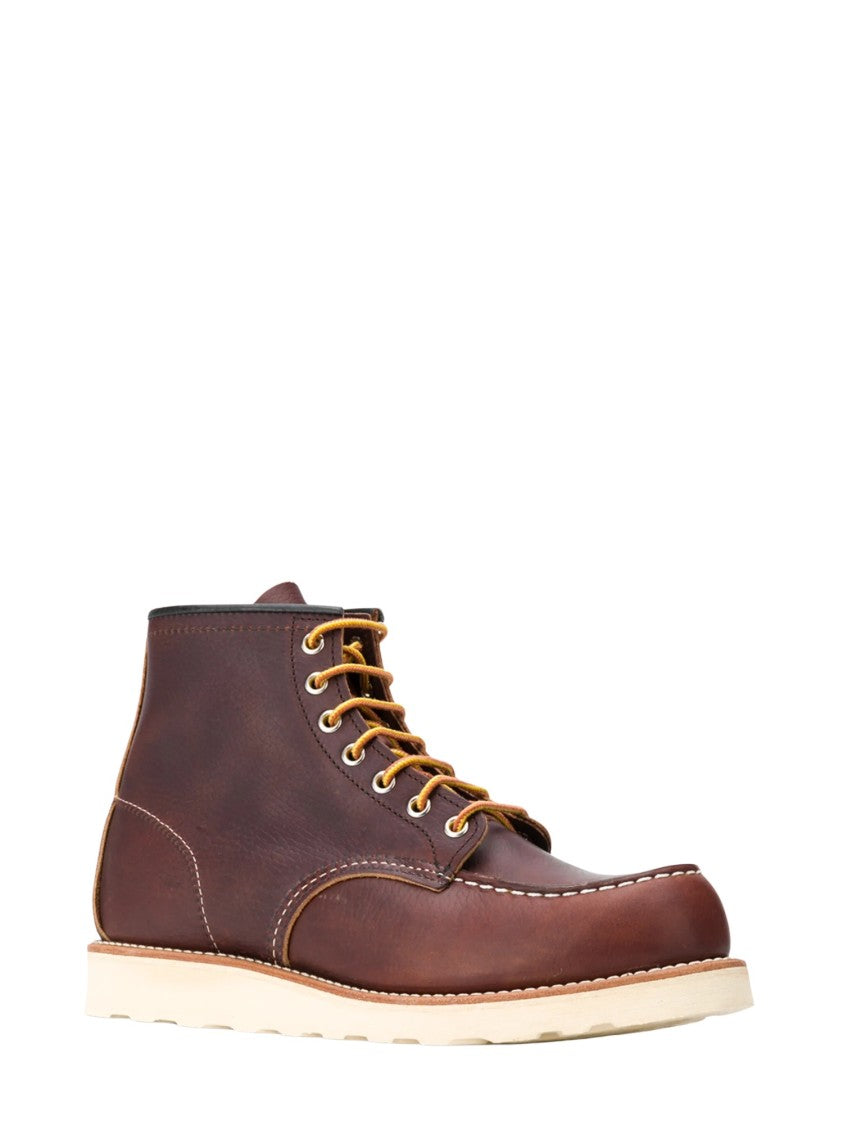 Red Wing Classic Moc Rich Brown Leather Lace-Up Boots