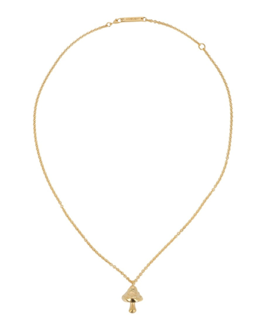 Ambush Mushroom Charm Necklace With Gold-Tone Hardware