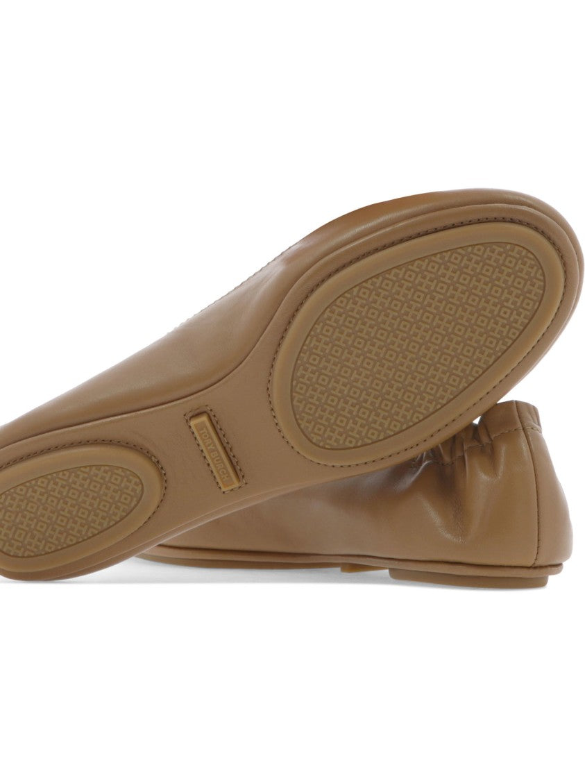 Tory Burch Minnie Travel Ballet With Metal Logo