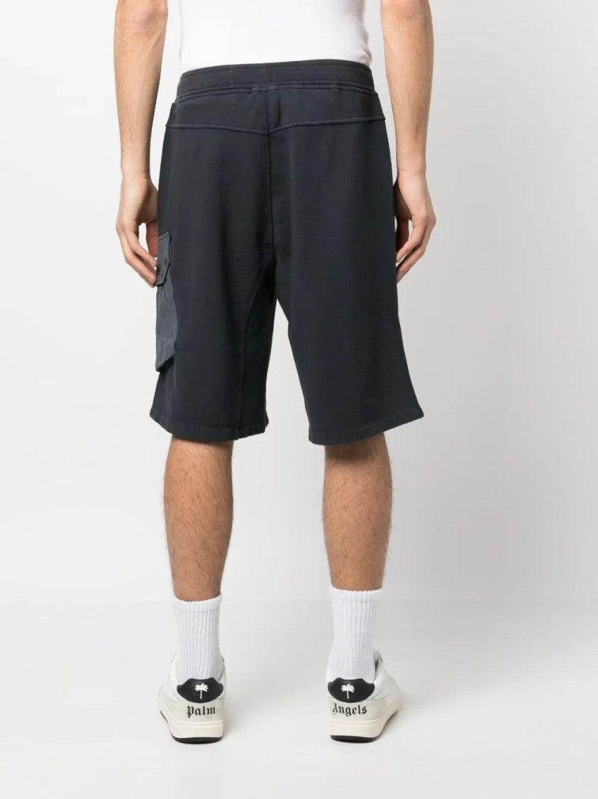 Ten C Minimalistic Bermuda Shorts With Side Cargo Pocket