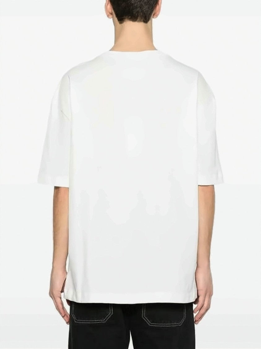 Maison Margiela Short-Sleeved T-Shirt With Abstract Print