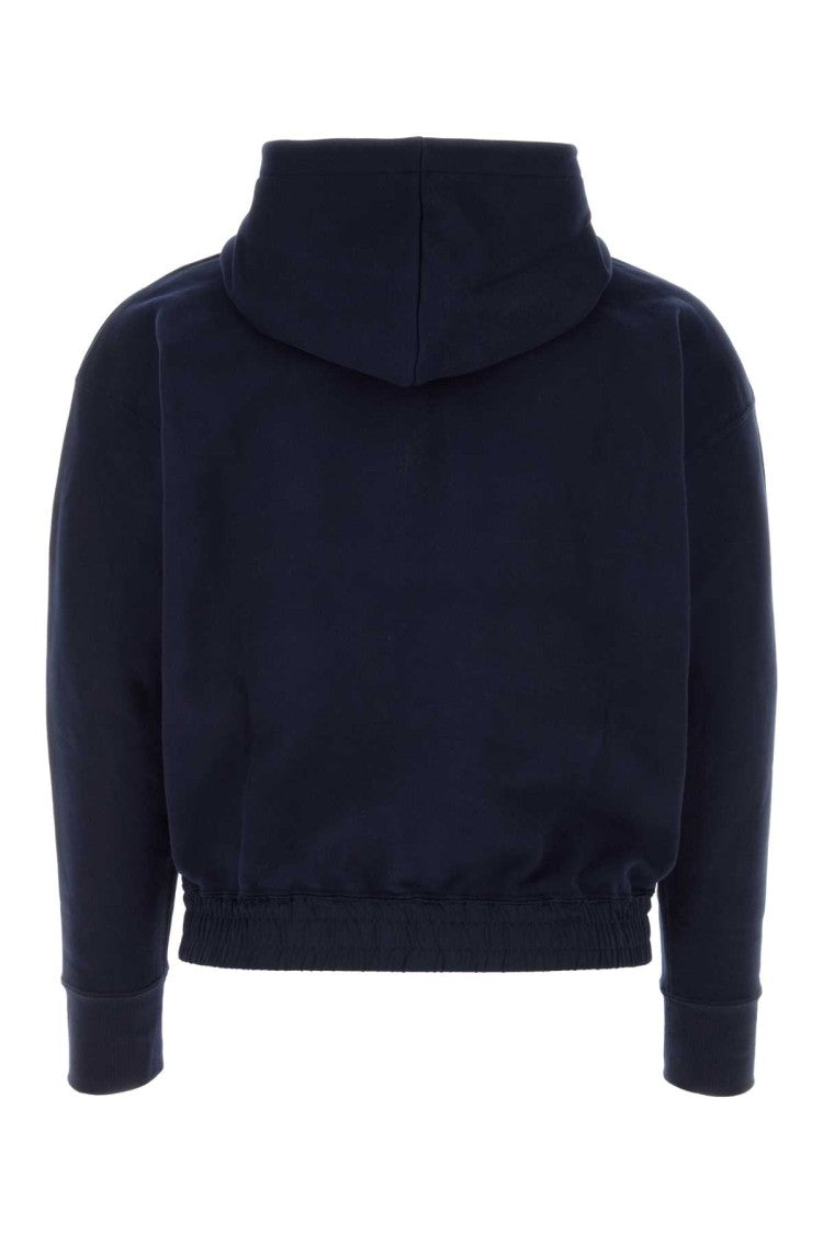 Saint Laurent Dark Blue Cotton Sweatshirt