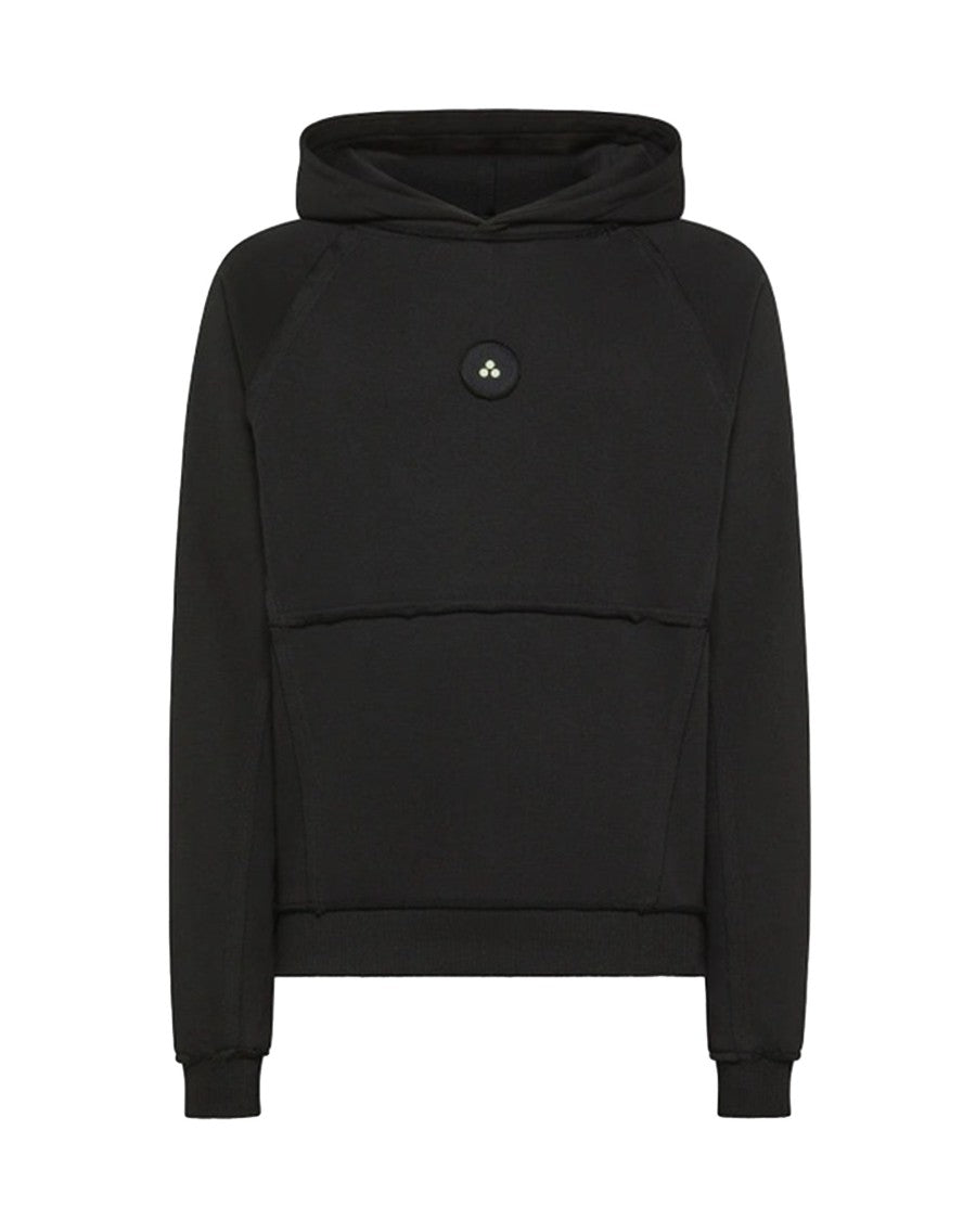 Peuterey Black Distressed-Effect Hoodie