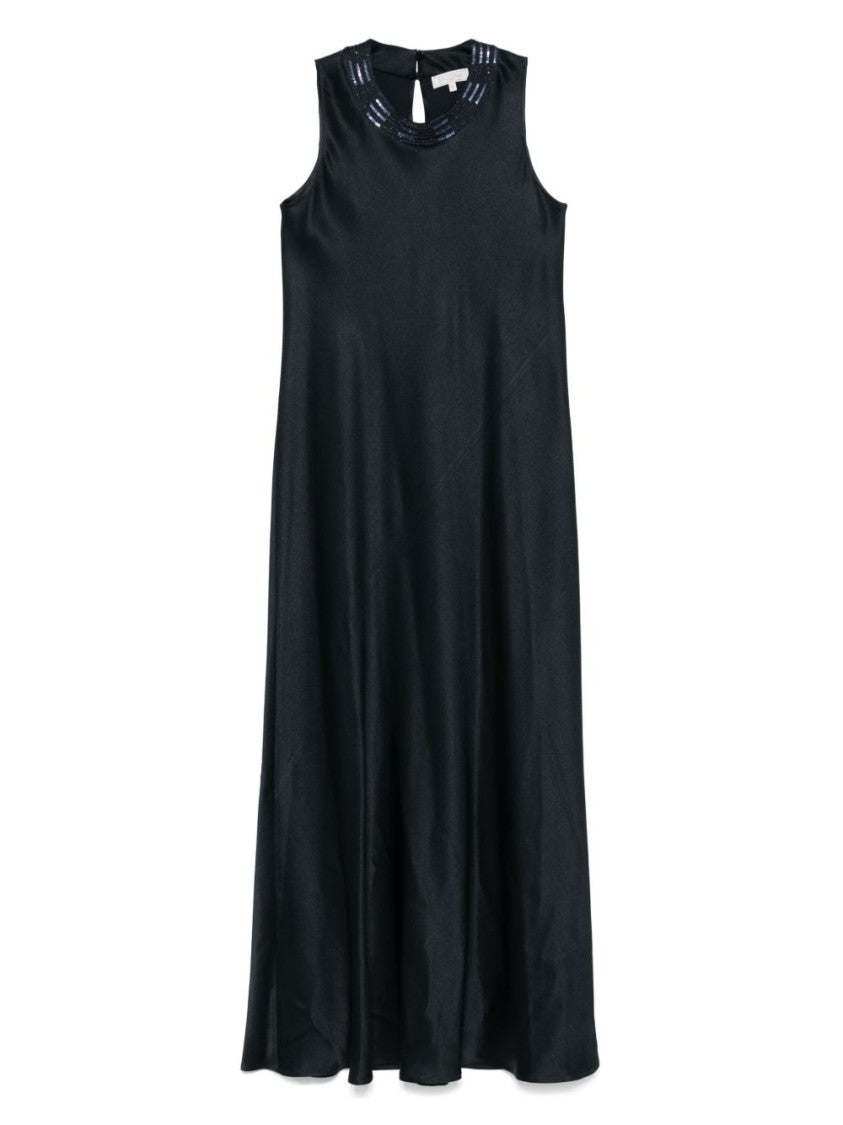 Antonelli Maxi Dress In Acetate-Silk Blend