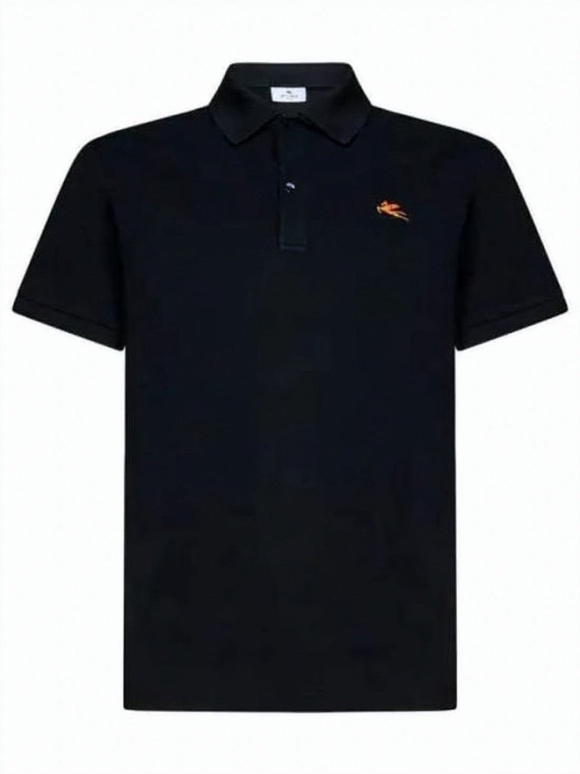 Etro Short-Sleeve Polo Shirt With Traditional Collar