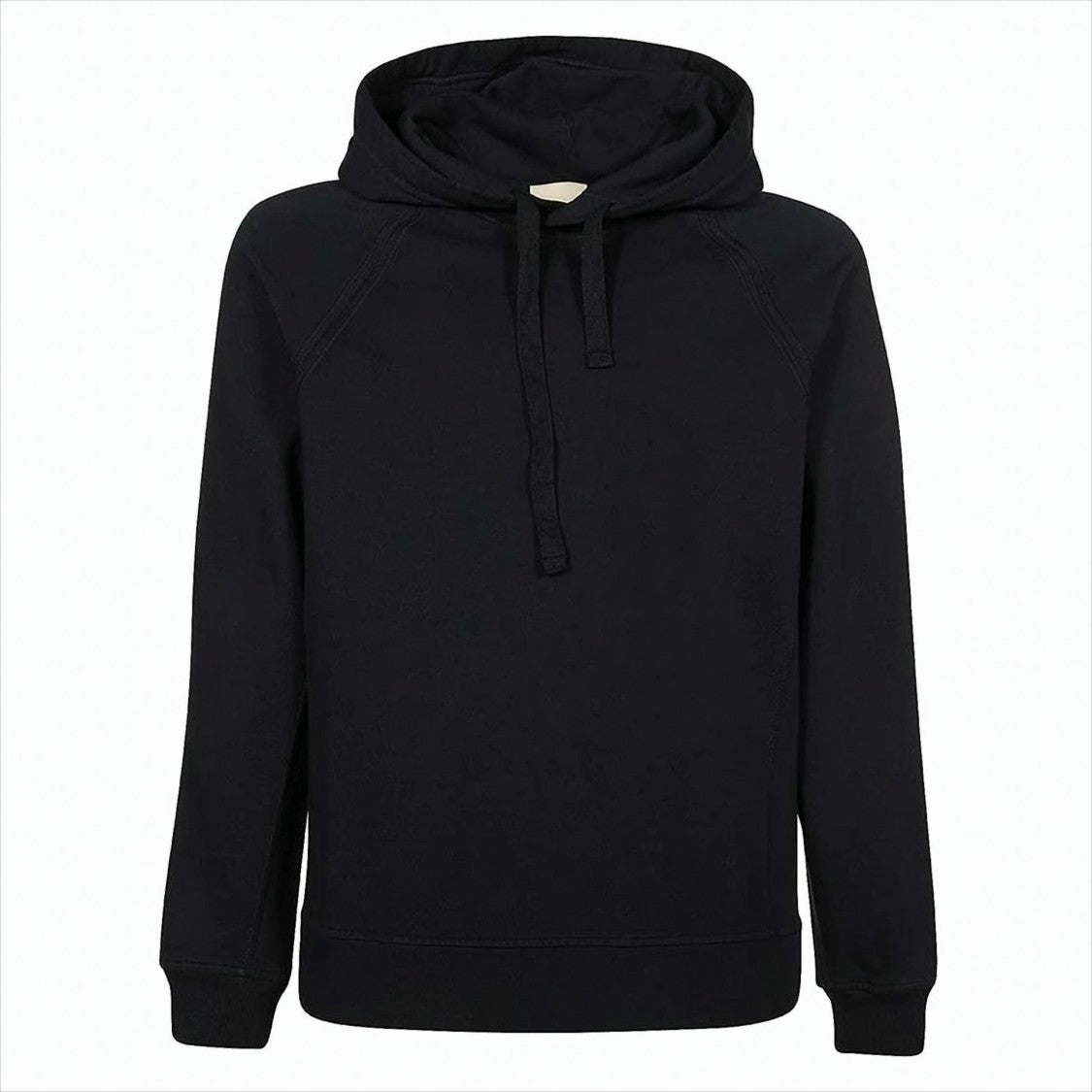 Ten C Cotton Hoodie With Distinctive Logo Patch