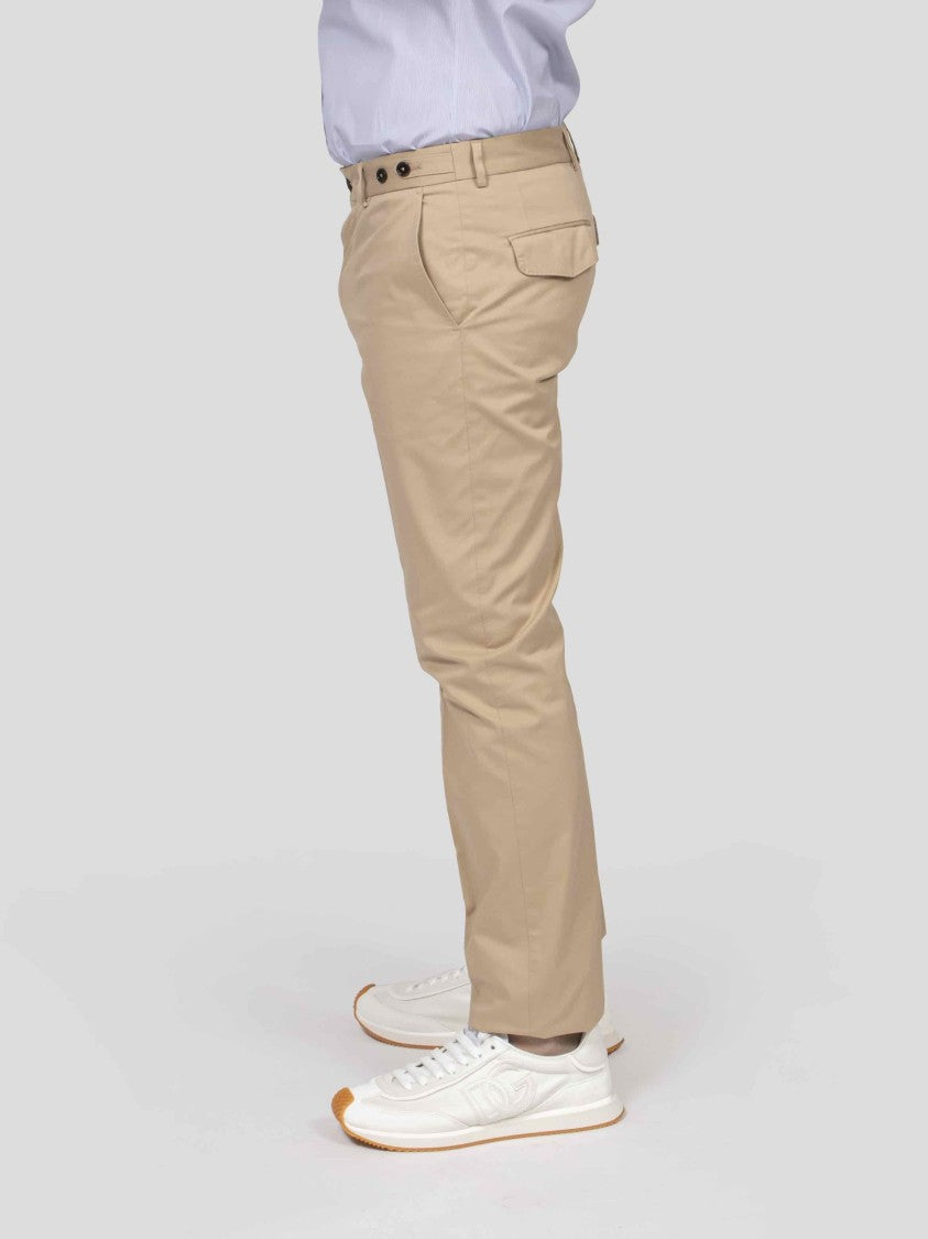 Dolce & Gabbana Classic Beige Tailored Straight-Leg Pants