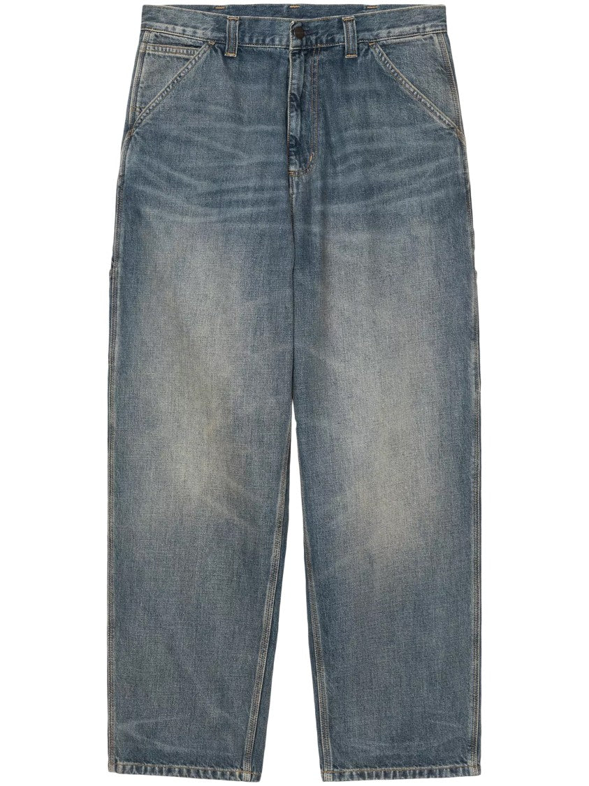 Carhartt Wip Og Single Knee Pant Wide-Leg Denim Trousers