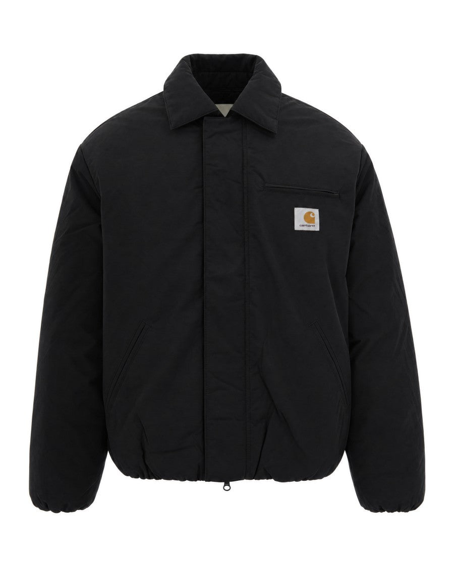 Carhartt Wip Black Stanwood Water-Repellent Padded Nylon Jacket
