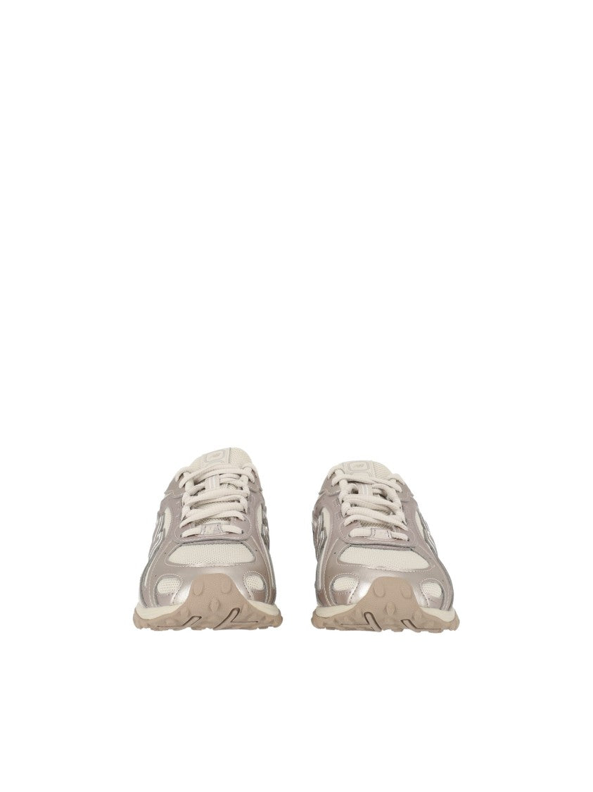New Balance Timberwolf Metallic Synthetic Mesh Sneakers