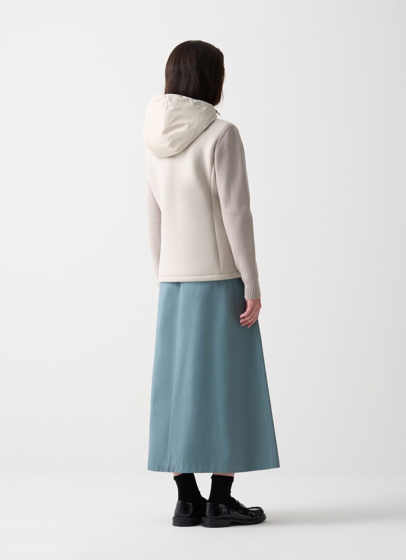 Colmar Originals Quilted Jacket With Knit Sleeves