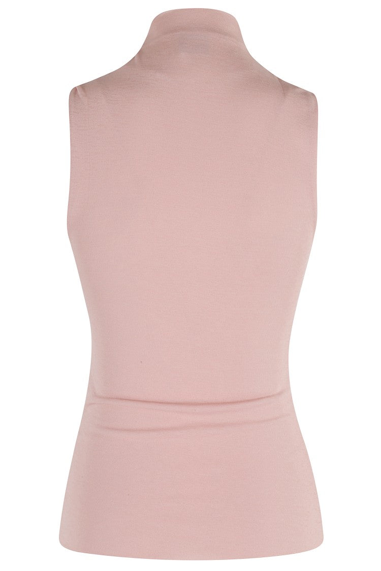 Nanushka High-Collar Sleeveless Top With Tailored Design